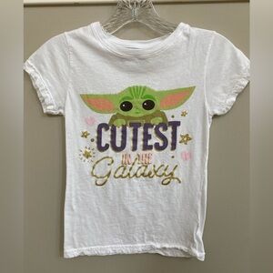 🔴 3/$10 - Kids Star Wars Baby Yoda Shirt
